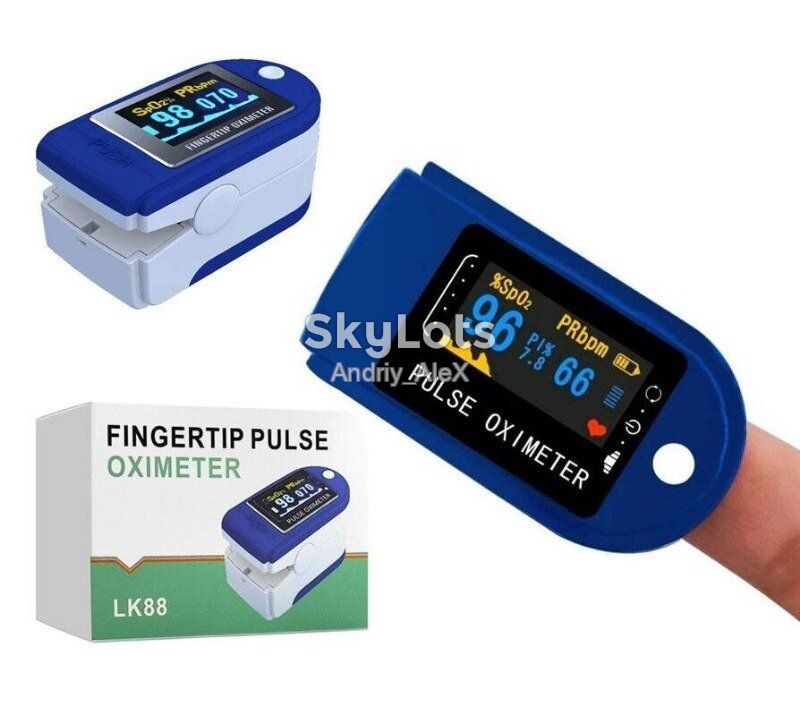 Пульсоксиметр Fingertip Pulse Oximeter  (пульсометр оксиметр) - фото фото фото 0