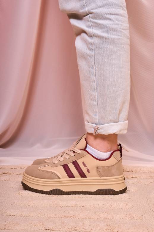 Sneakers 1995 Beige Red 36 37 - фото фото фото 0
