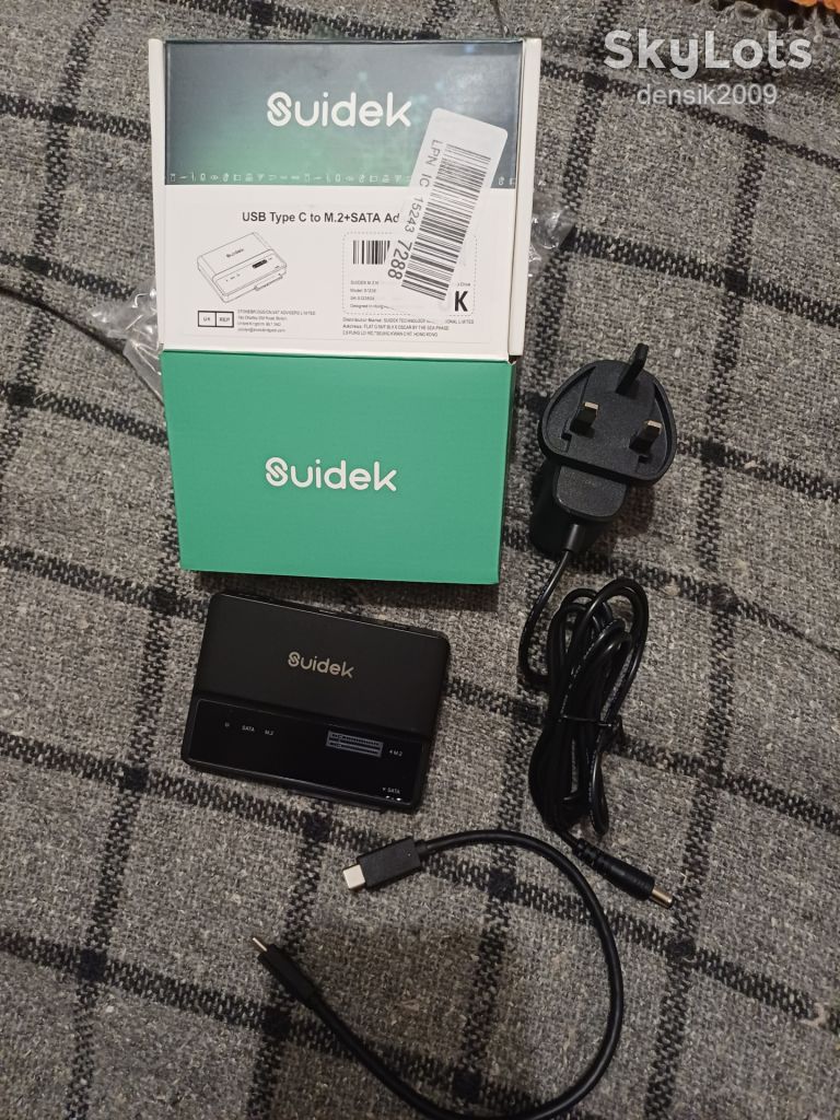 Адаптер SUIDEK  M.2 NVMe/SATA 10 Гбіт/с. Модель S1235D. Зчитувач жорстких дисків. - фото фото фото 14