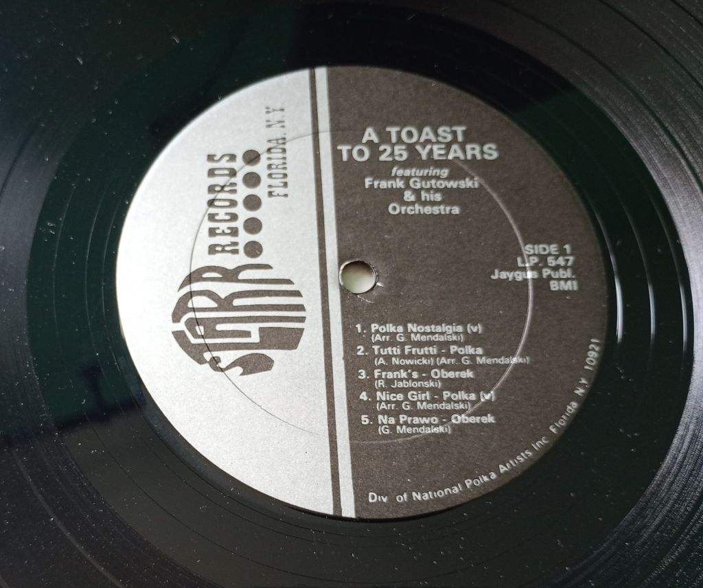 FRANK GUTOWSKI AND HIS ORCHESTRA A Toast To 25 Years LP  VG+/EX - фото фото фото 2