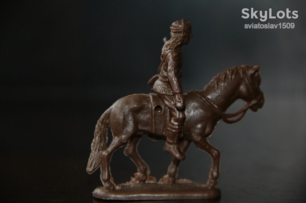 индеец апач на коне ATLANTIC 60мм - фото фото фото 3