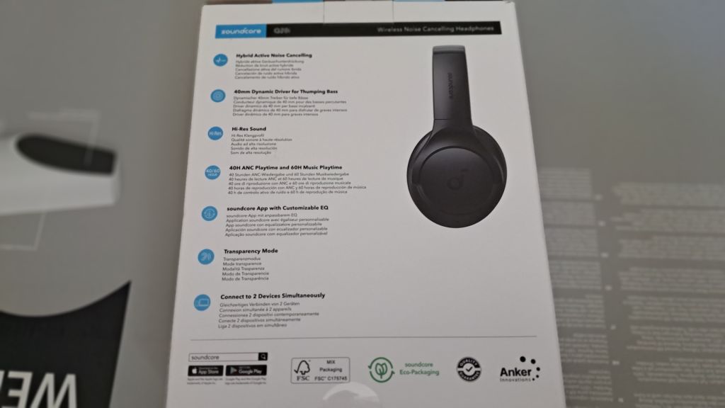 Навушники Anker SoundCore Q20i Black - фото фото фото 7