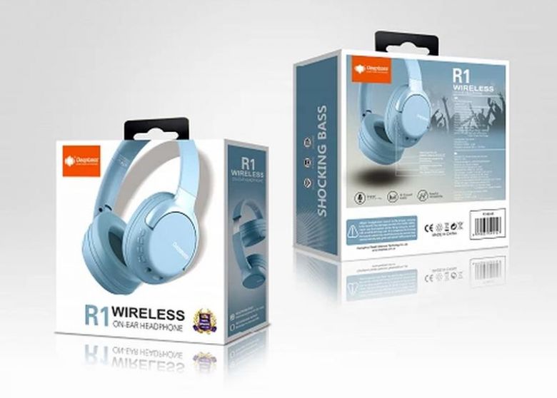 Навушники Bluetooth DEEPBASS R1 Сині - фото фото фото 0