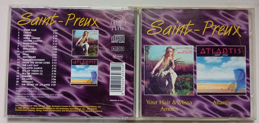Saint-Preux - Your Hair &amp; Missa Amoris + Atlantis 1996 - фото фото фото 0