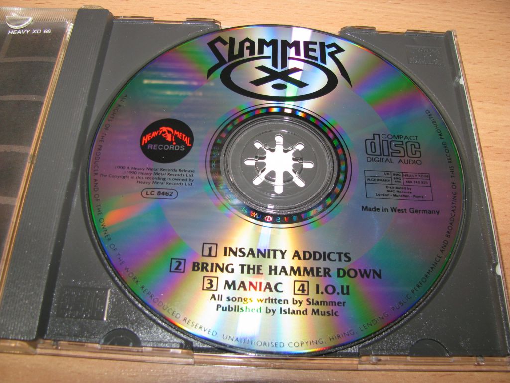SLAMMER - Insanity Addicts   (1990 Heavy Metal Germany) - фото фото фото 2
