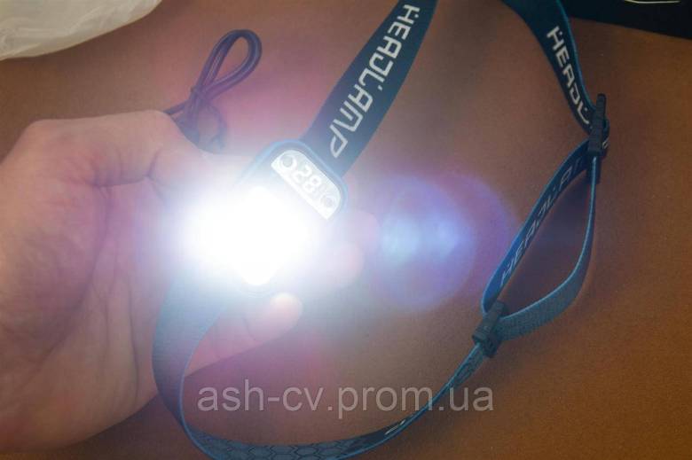 Налобний, ліхтар, LED, COB, XPE, з датчиком - фото фото фото 8