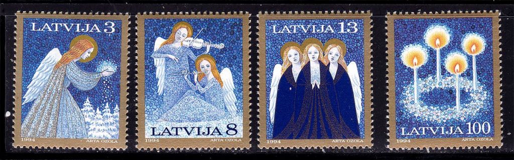 Латвия  1994 г MNH - Рождество - фото фото фото 0