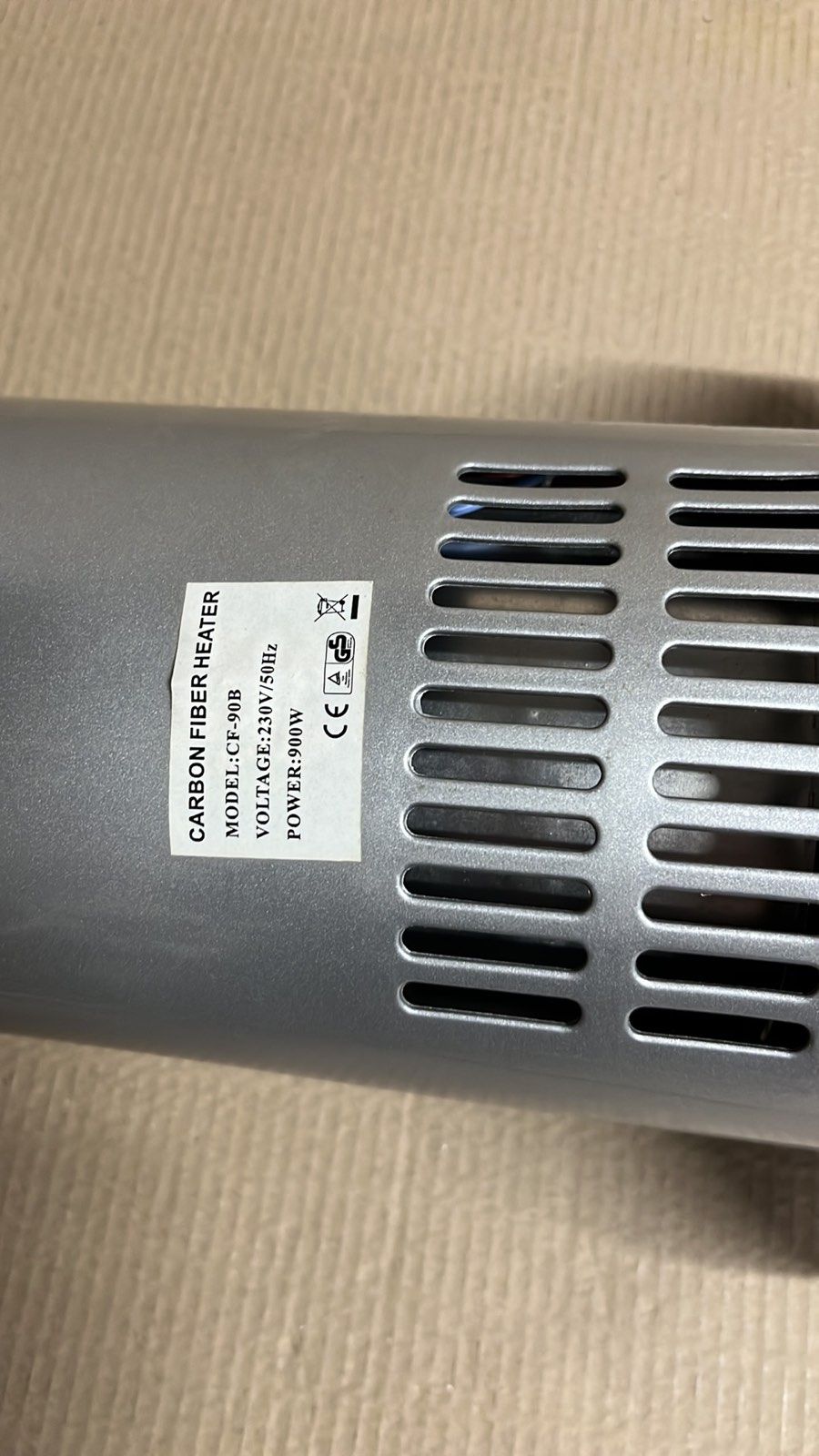 51031 Инфракрасный карбоновый обогреватель "Crown UFO" 900W. Электрообогреватель галогенный Carbon Fiber Heater Б/У - фото фото фото 1