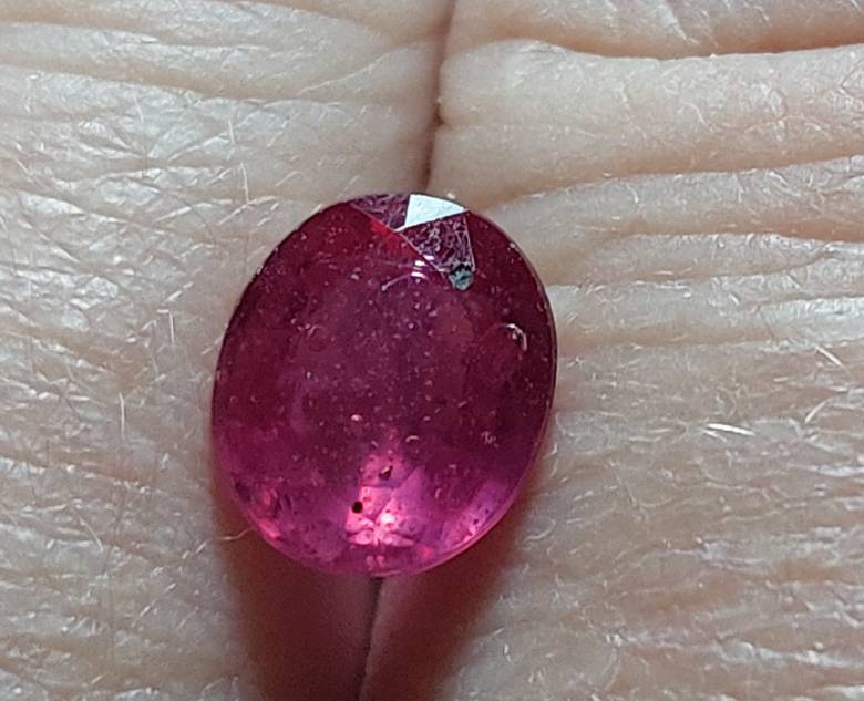 Рубин  2.51 Ct.  8.4 x 7.3 x 3.8 mm - фото фото фото 6