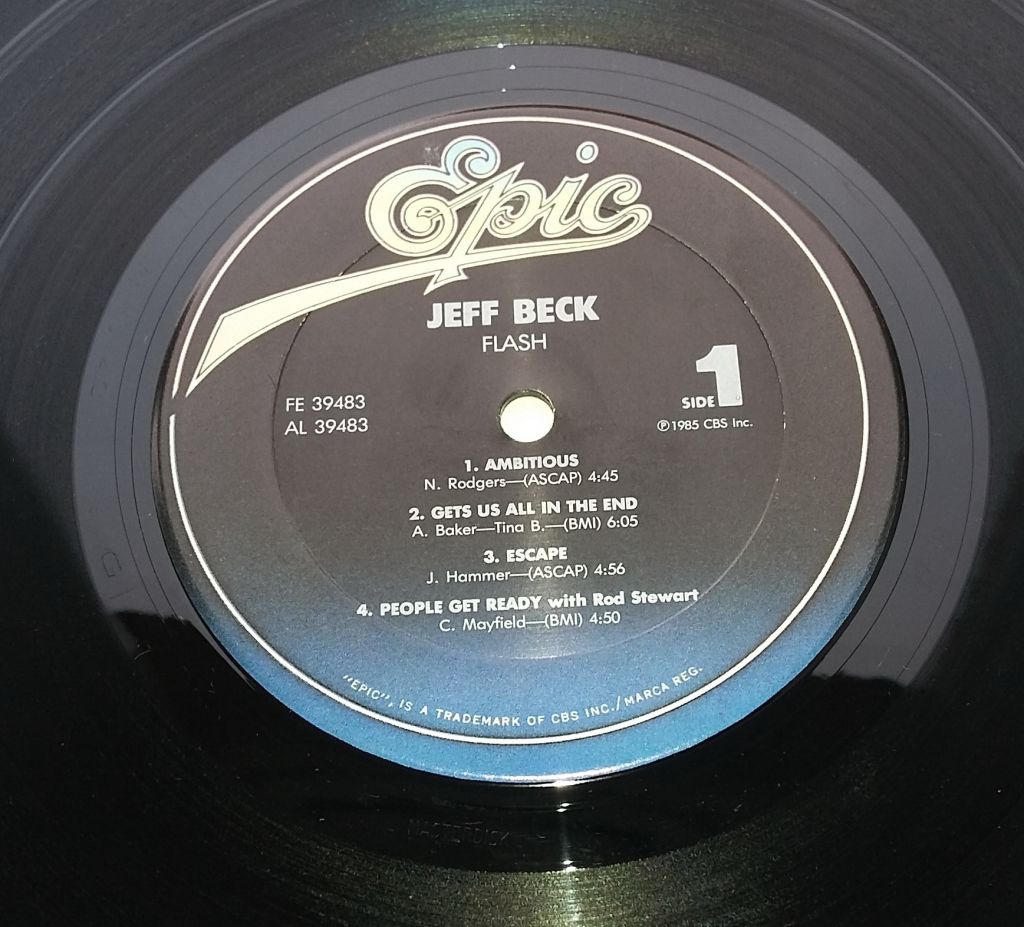 JEFF BECK Flash LP EX-/EX - фото фото фото 2