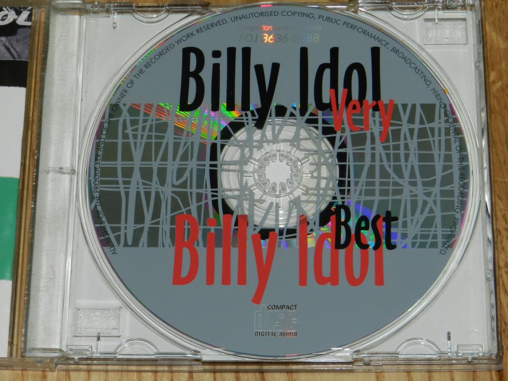 CD  Billy Idol - Very Best  '99 - фото фото фото 2