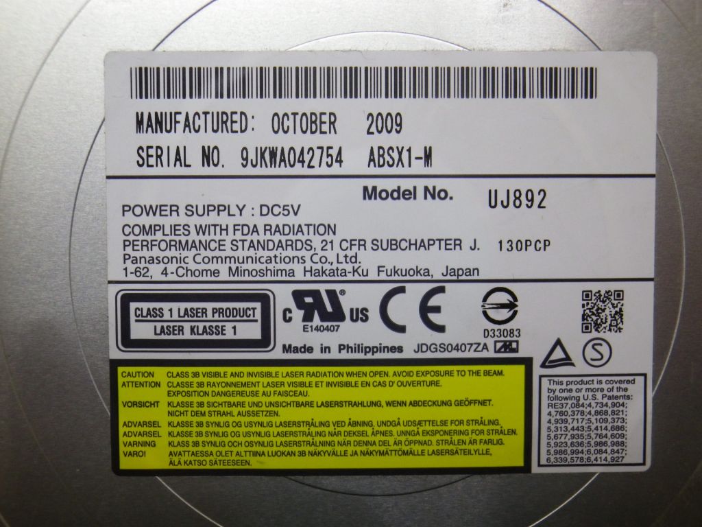 Б/У DVD привод на SONY PCG-4U1V  (VGN-TT4MRG) - фото фото фото 1