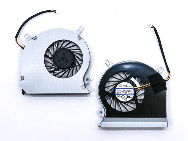 Вентилятор (кулер) для MSI GE60, 16GX, 16GA (PAAD06015SL) (0.55A 5VDC A166) 3pin. - фото фото фото 0