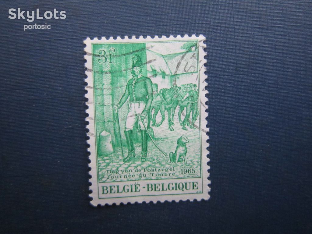 Марка Бельгія 1965 військовий фауна собака гаш - фото фото фото 0