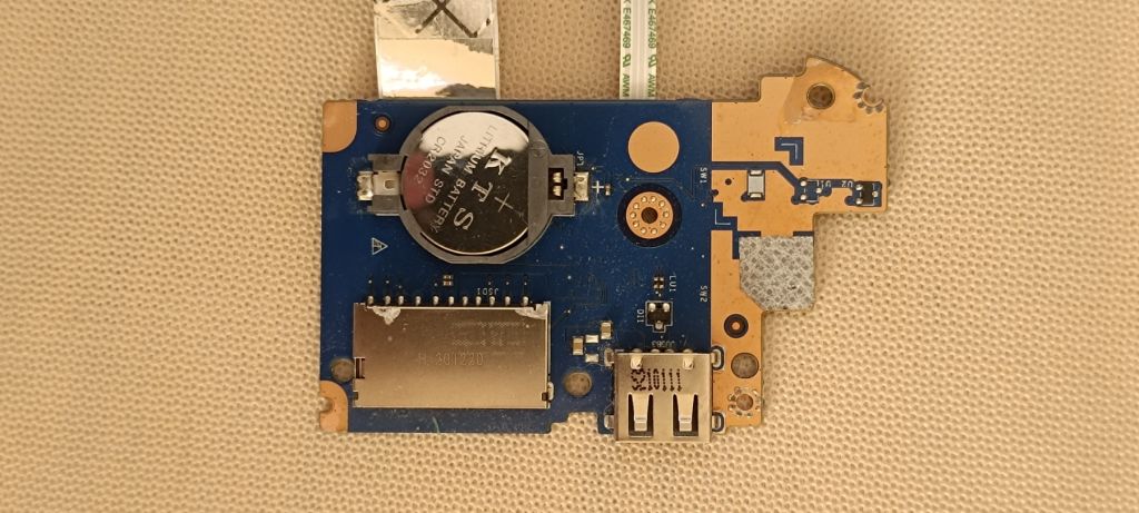 Dell Inspiron 3502 FDI45 LS-G718P USB SD Card Reader IO Board Cable - фото фото фото 1