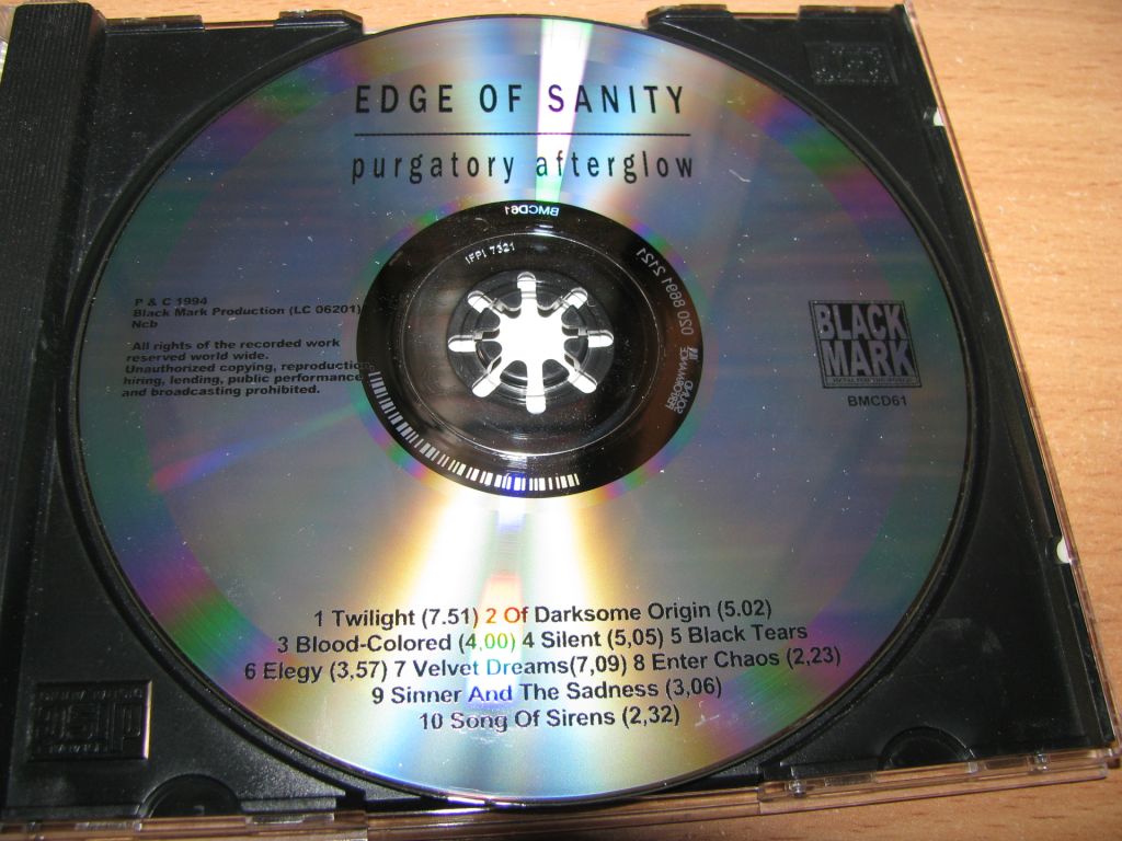 EDGE OF SANITY - Purgatory Afterglow  (2009 Black Mark) - фото фото фото 2