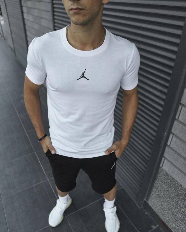 Футболка Jordan белая - фото фото фото 3