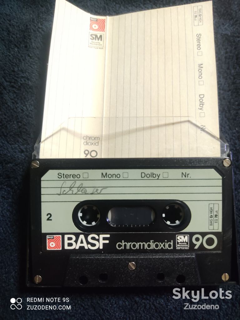 S/F Аудио кассета BASF chromdioxid SM cassette 90 - фото фото фото 1