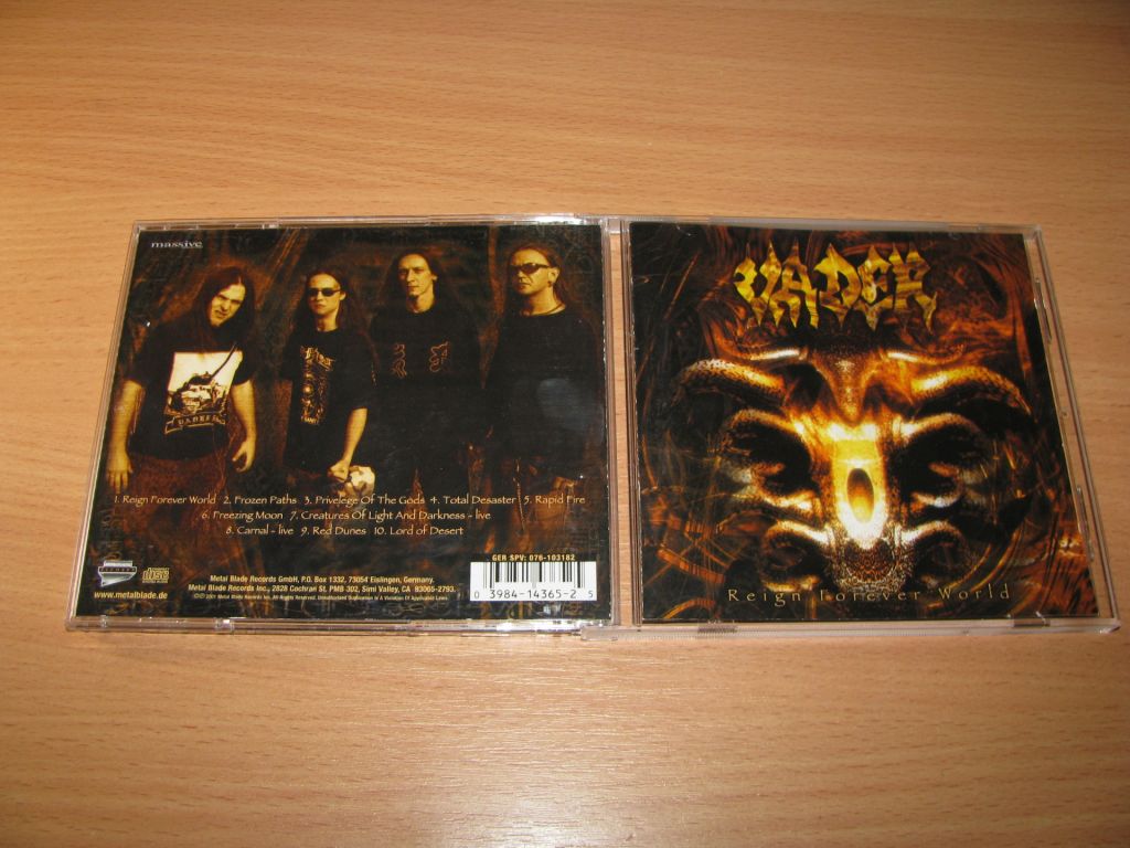 VADER - Reign Forever World    (2001 Metal Blade 1st press) - фото фото фото 0