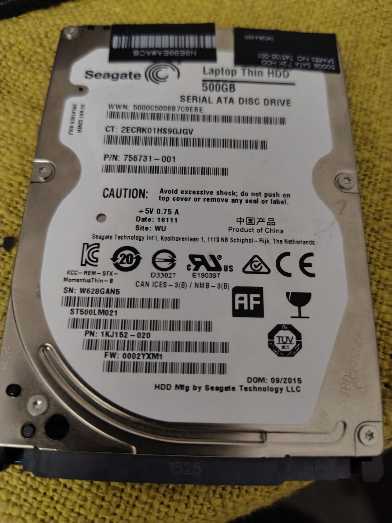 HDD 2,5  slim    (Seagate) 500Gb. - фото фото фото 0