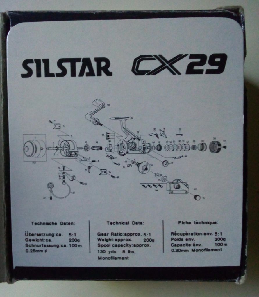 Спиннинговая катушка Silstar CX 29  (б/у) - фото фото фото 2