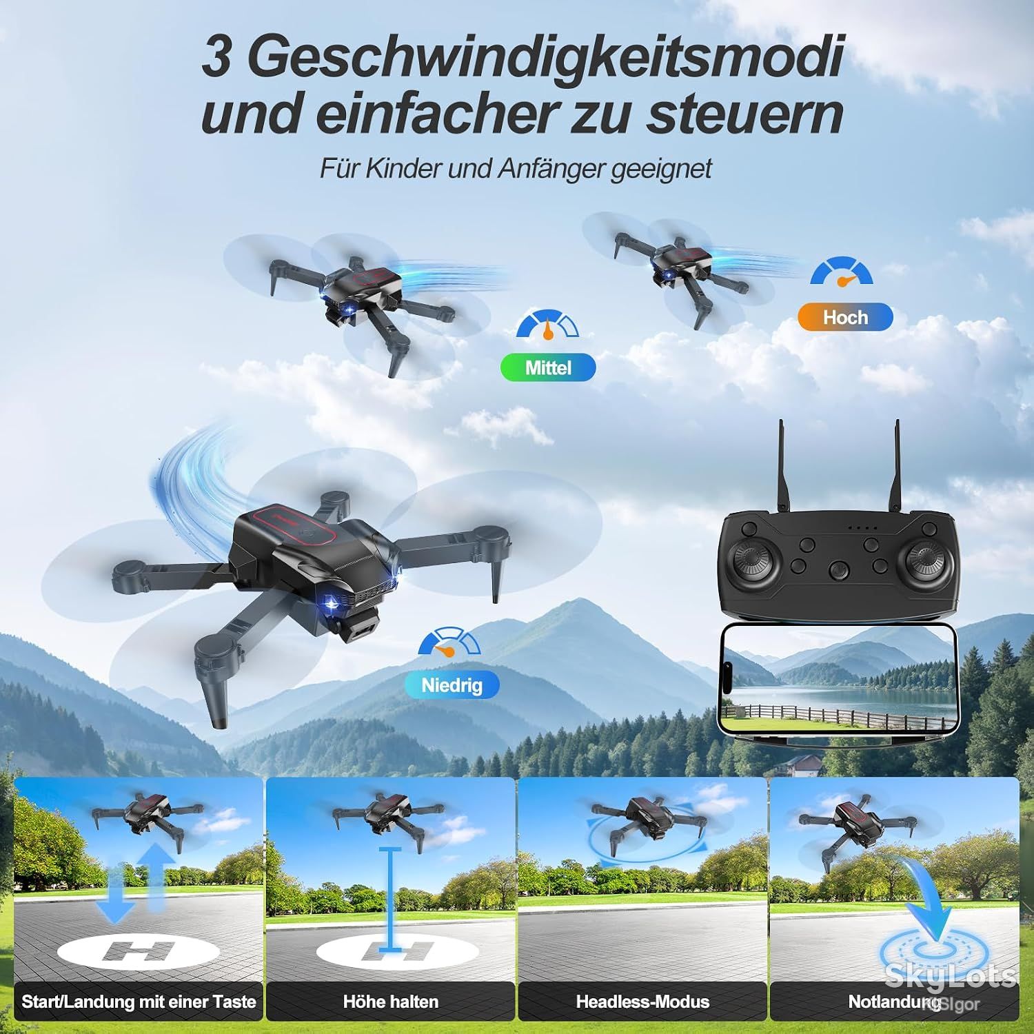 Складаний мініквадрокоптер SY16 Drone *79854 - фото фото фото 3