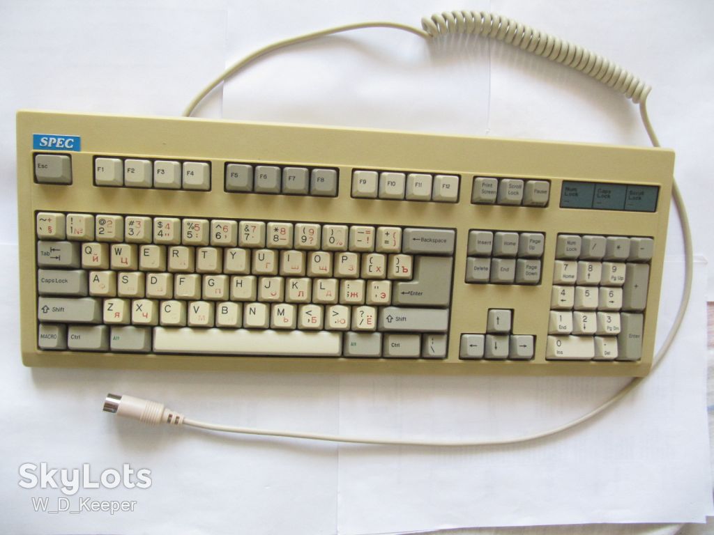 BTC 5339R AT / DIN, "вічна" механічна foil&amp;foam, сталеве дно, 1991 рік, колекційна клавіатура - фото фото фото 0