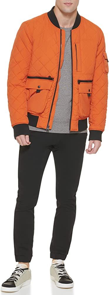 Бомбер Levis Dry Touch Nylon Quilted Utility Bomber Jacket - фото фото фото 3