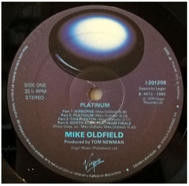 Mike Oldfield ‎- Platinum - 1979.  (LP). 12. Vinyl. Пластинка. Germany - фото фото фото 5