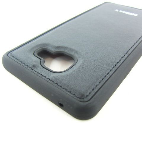 ЧЕХОЛ НАКЛАДКА Samsung A7 2016 A710 черный кожа - фото фото фото 1