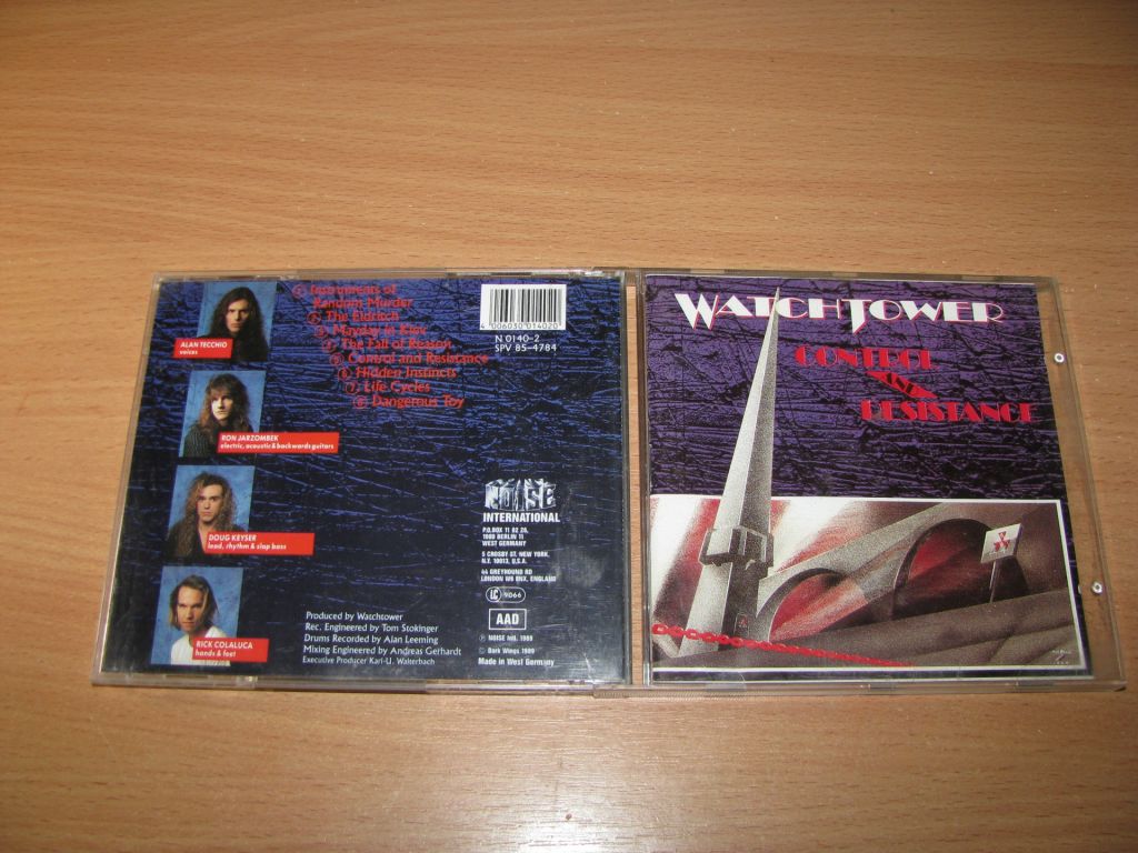 WATCHTOWER - Control And Resistance  (1989 Noise  1st press,Germany) - фото фото фото 0