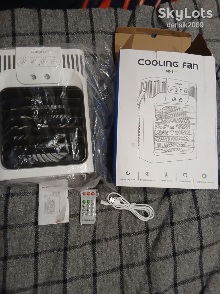 Портативний міні кондиціонер. Вентилятор, охолоджувач повітря 4в1 Cooling Fan AB-1. - фото фото фото 14