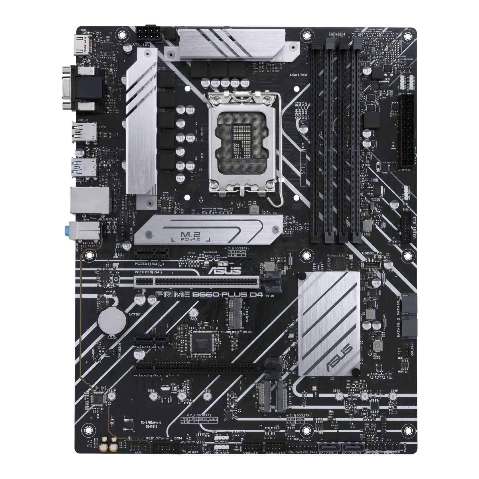 Мать 1700, ASUS PRIME B660-PLUS D4. Intel B660 - фото фото фото 0
