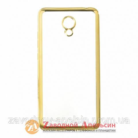 Meizu M6 чехол Electroplating golden - фото фото фото 0