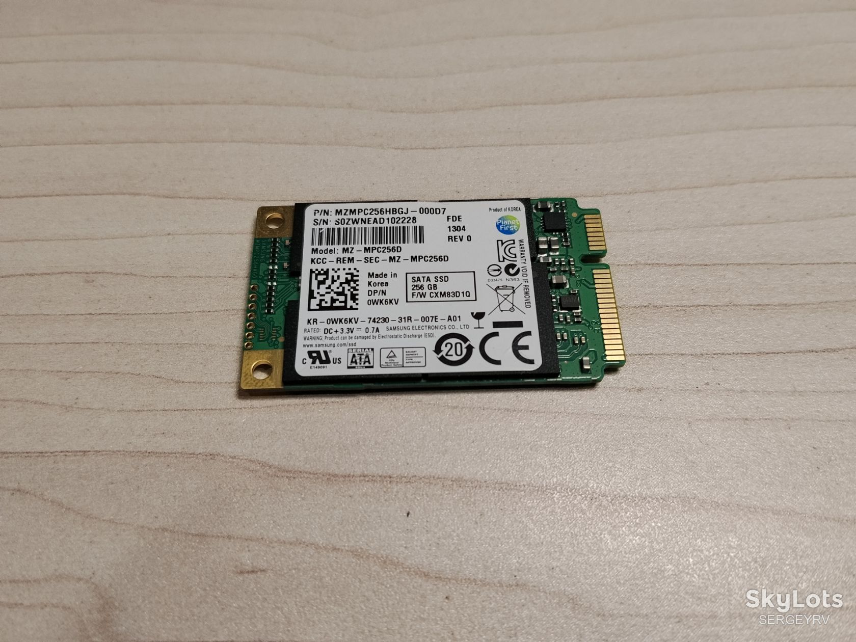 SSD накопичувач SAMSUNG SSD PM830 FDE 256GB msata - фото фото фото 0