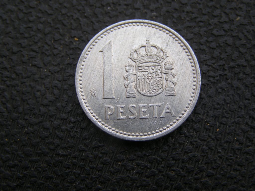 1 песета Испания 1986 г - фото фото фото 0