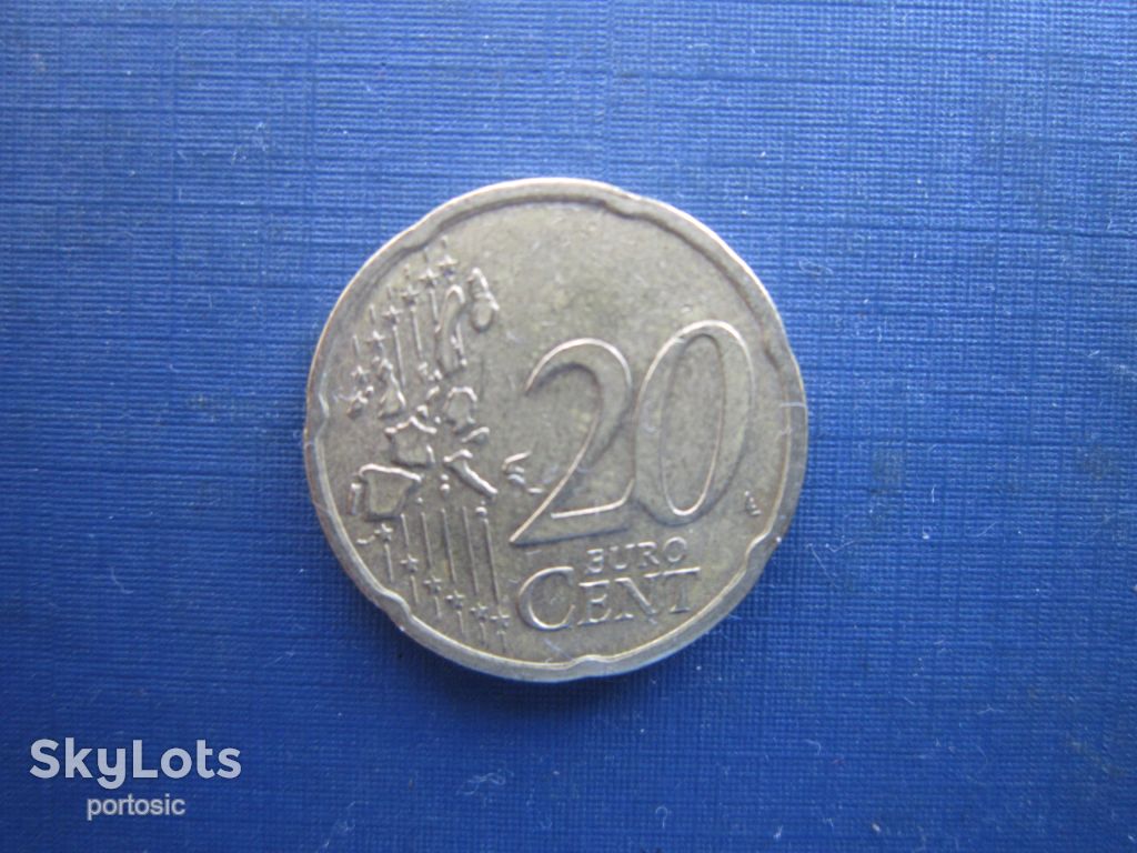 Монета 20 євроцентів Німеччина 2006 А - фото фото фото 1