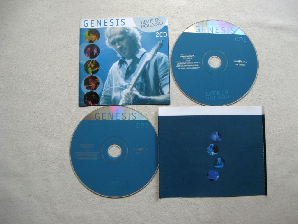 CD Genesis. Live in Poland. 2CD. 1998. - фото фото фото 1