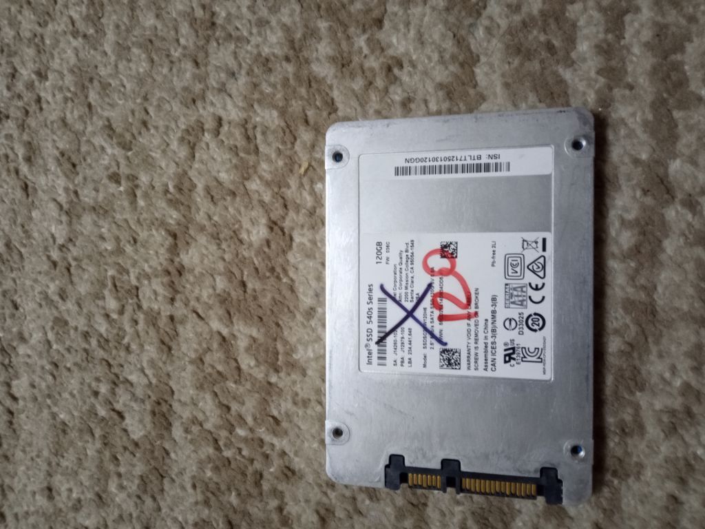 SSD 120gb intel неробочий - фото фото фото 0
