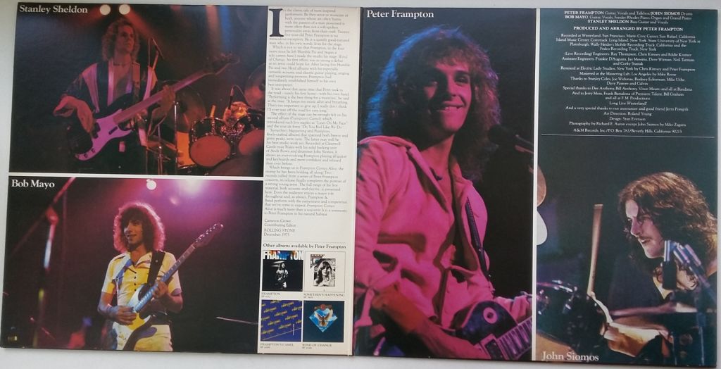 PETER FRAMPTON Frampton Comes Alive! 2LP EX-/EX - фото фото фото 2