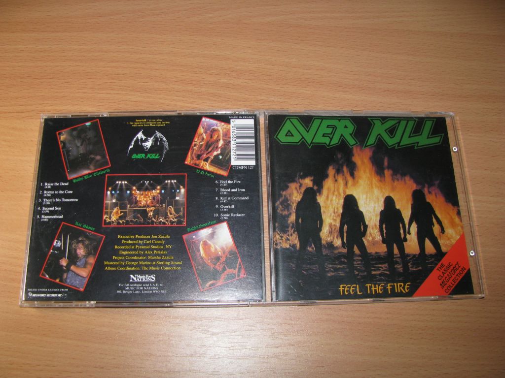 OVERKILL - Feel The Fire   (1985 Music For Nations) - фото фото фото 0