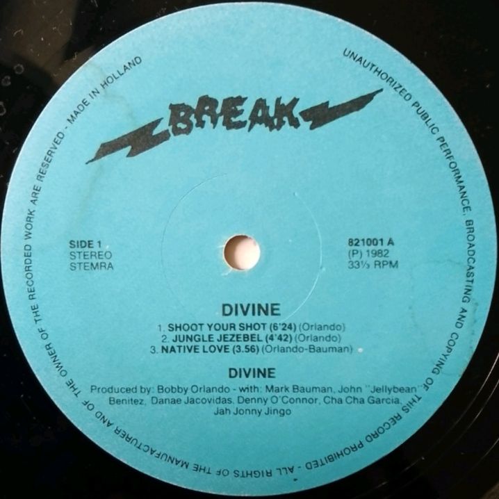 Divine - My First Album - 1982.  (LP). 12. Vinyl. Пластинка. Holland. - фото фото фото 2