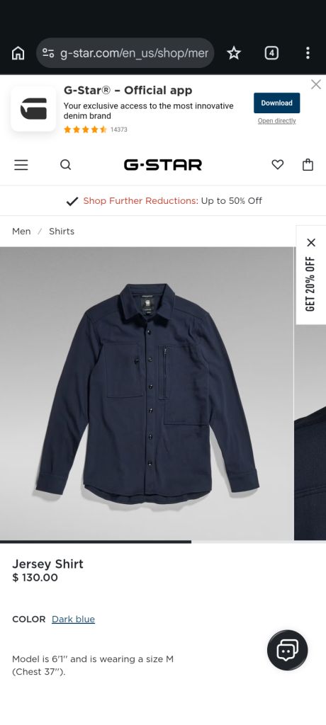 G-Star Raw Jersey Shirt - фото фото фото 2