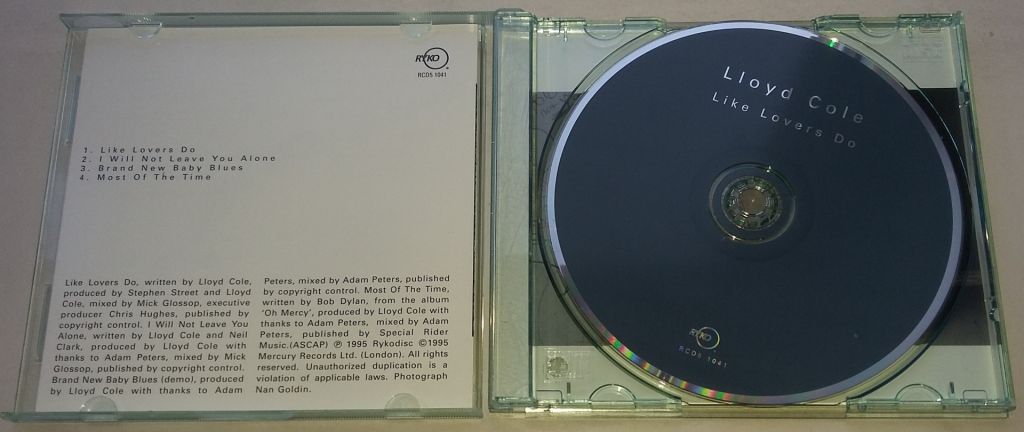 LLOYD COLE Like Lovers Do CD, Single US &amp; Canada - фото фото фото 1