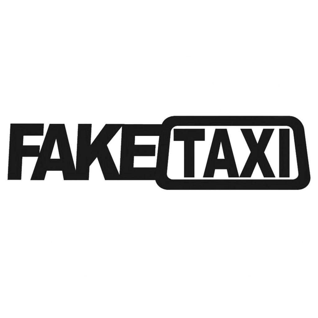 Наклейка на авто FakeTaxi Черная - фото фото фото 1