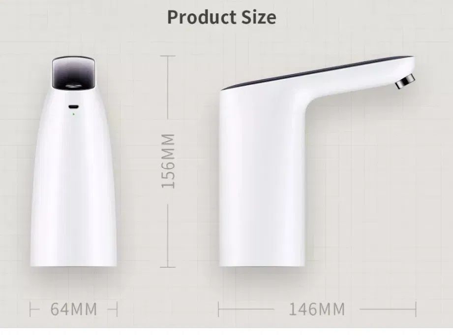 Автоматичесская помпа диспенсер Xiaomi Pump 3LIFE. Дозатор, насос на бутыль - фото фото фото 9