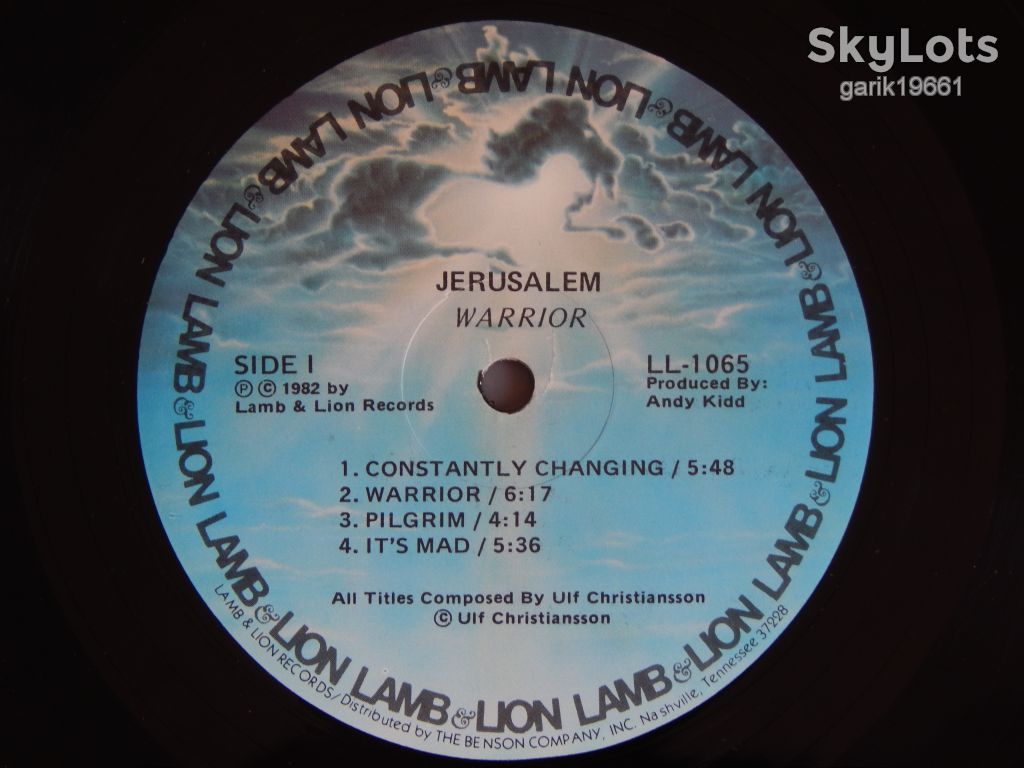 Jerusalem ‎– Warrior   (Lamb &amp; Lion Records ‎– LL-1065, US) EX+/EX+ - фото фото фото 3