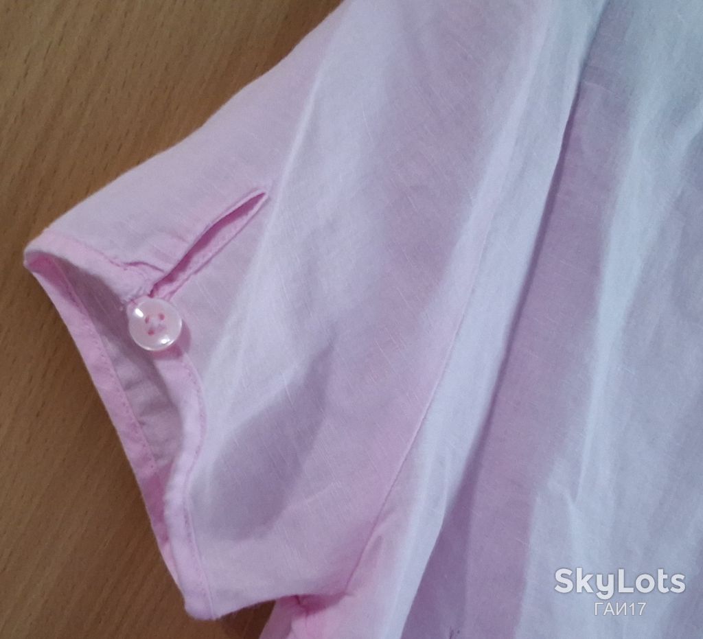 Рубашка от бренда «Yessica»/C&amp;A/Germany/Лен-Хлопок/Color-Pink. - фото фото фото 6
