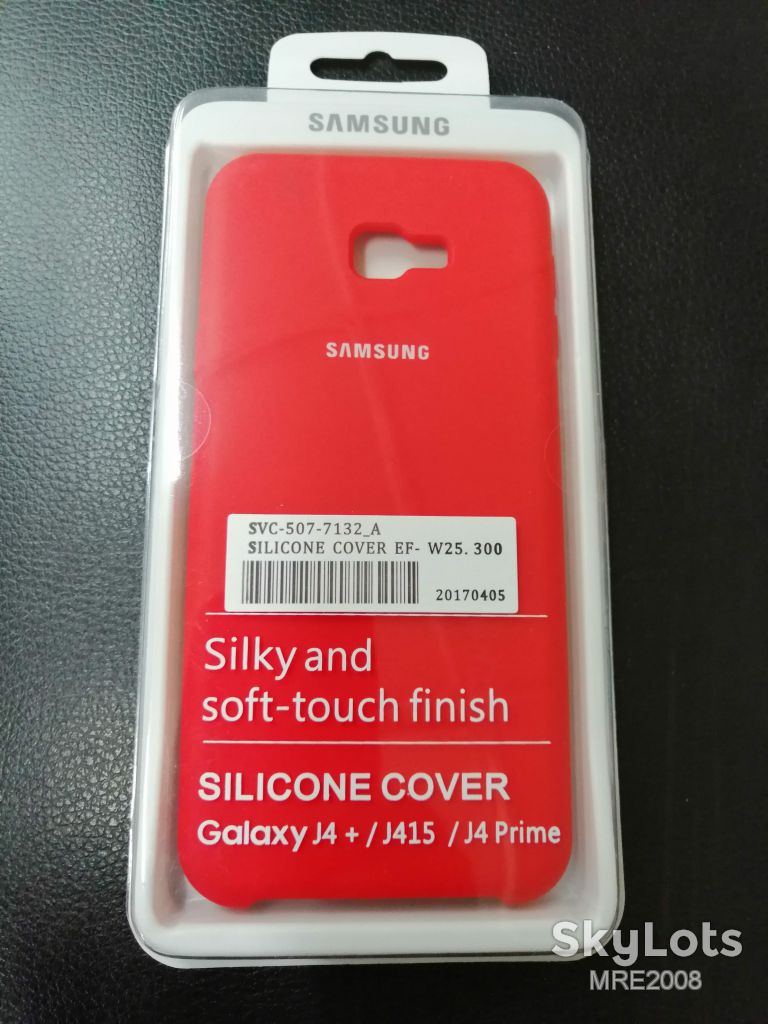 Чехол Silicone Cover для Samsung Galaxy J415 J4 Plus red - фото фото фото 0