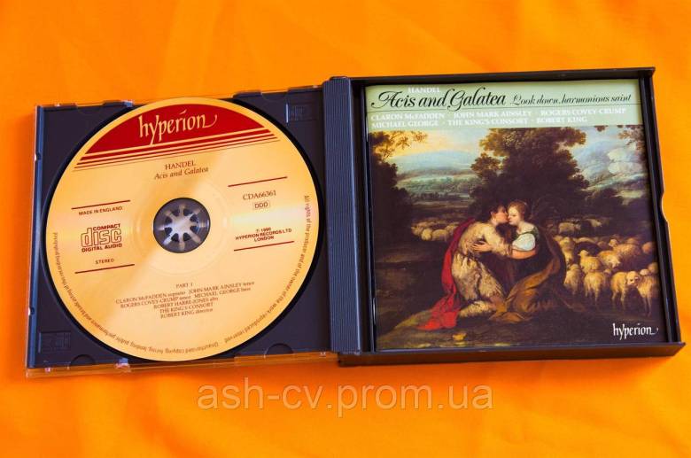 Музичний диск CD. HANDEL ACIS and GALATEA 1990 (2cd) - фото фото фото 3